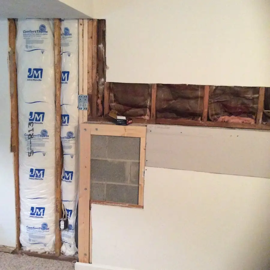 Wall insulation replacement during Structural Drying in Lancaster